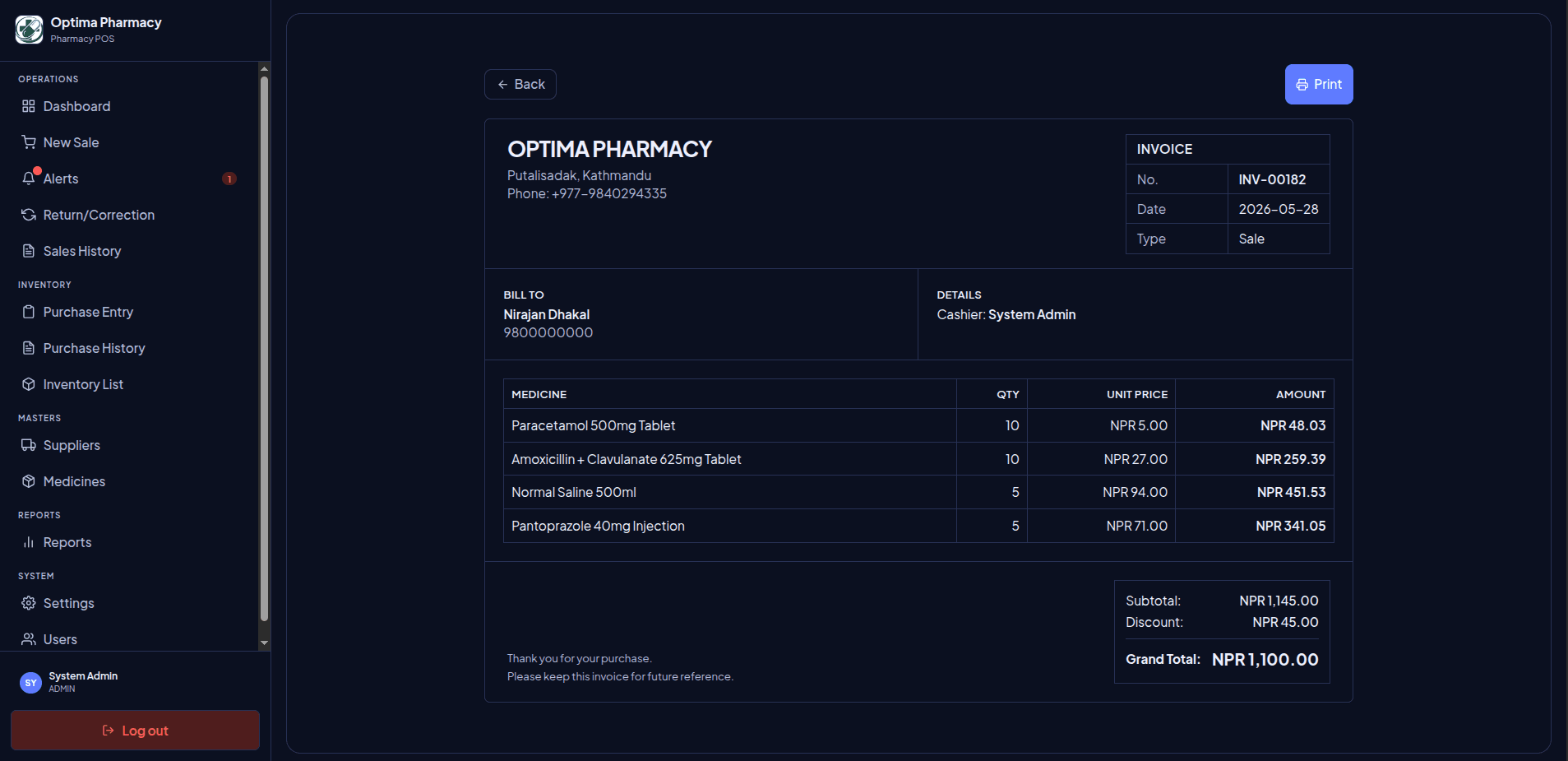 MediFlow Dashboard screenshot 5